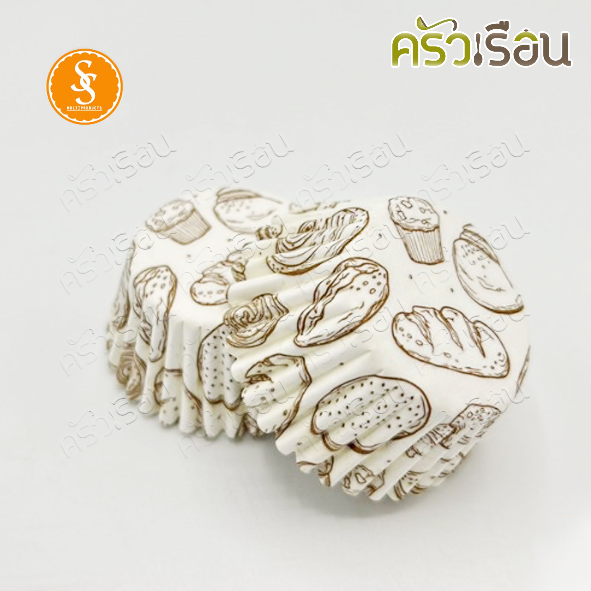 SS Greaseproof Paper Muffin Cups, White, Red, or Patterned, Pack of 800 Pieces, Price per Pack 1612 2216 2416 2616 2816 3217 3218 3219 3220