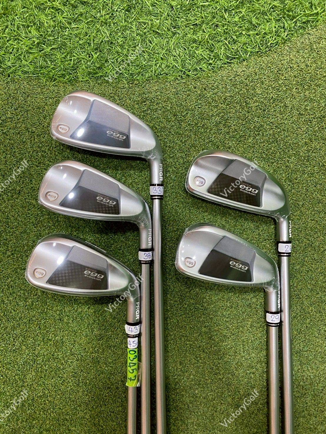 Iron set PRGR Super Egg Evolution 7-9, Pw, Aw ( 5 pcs. ) (M-30 Ladies) New Model 2024 หน้าเด้งเกินกฏ !