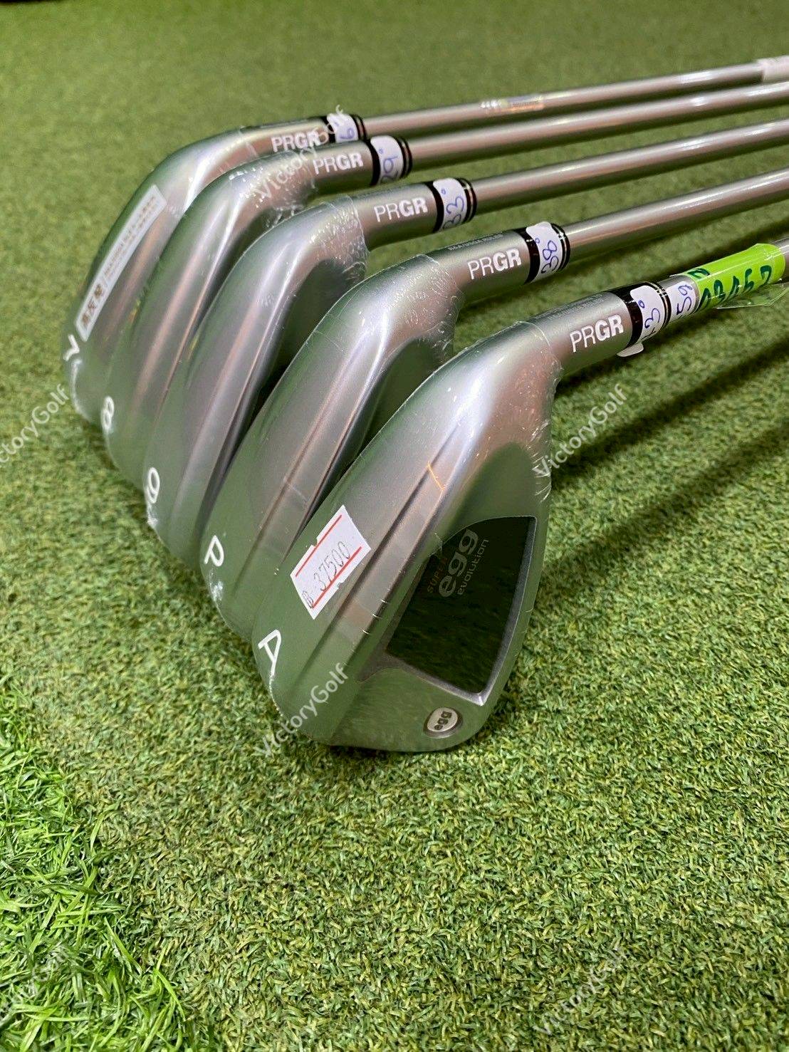 Iron set PRGR Super Egg Evolution 7-9, Pw, Aw ( 5 pcs. ) (M-30 Ladies) New Model 2024 หน้าเด้งเกินกฏ !