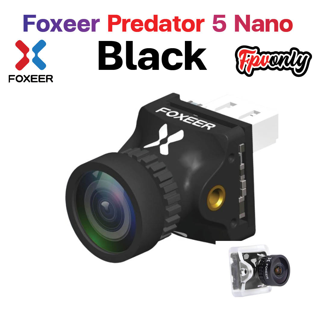 [🇹🇭ส่งไว] Foxeer Predator 5 Racing Mini Micro Nano กล้อง FPV Camera 1000tvl 4ms Latency Super WDR FPV Camera OSD
