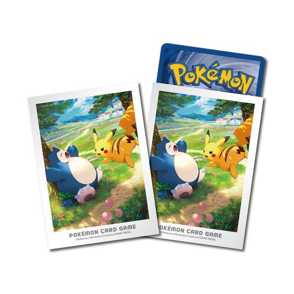 Pokemon TCG Card Sleeves พิคาชูex และ คาบิกอนex (9433561) ซองใส่การ์ด (64 ซอง) 4521329433561 (การ์ดโปเกมอน)