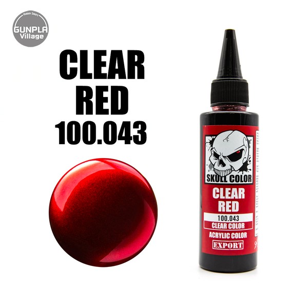 Skull Color 100.043 Clear Red 60 ml [Clear Color] 8853100903434