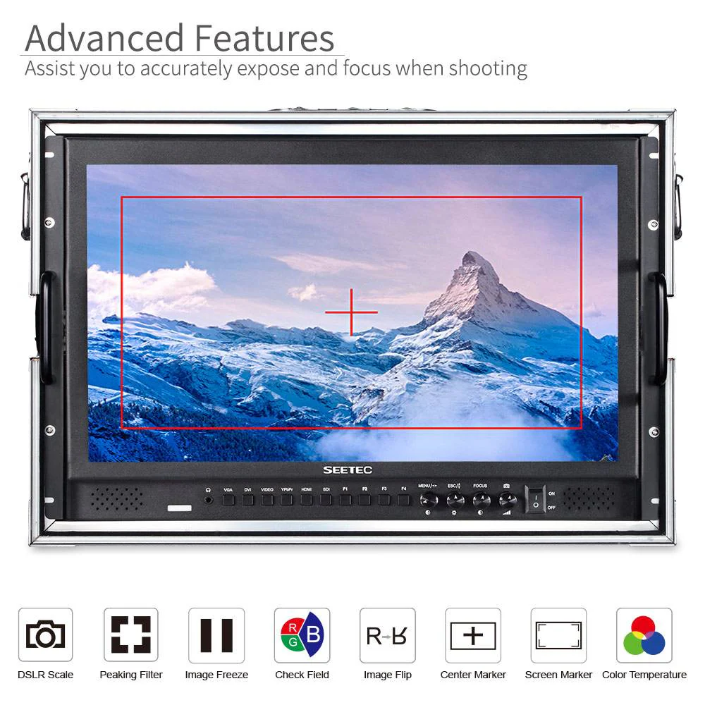 SEETEC P173-9HSD-CO: จอภาพ Broadcast Director Monitor ขนาด 17.3 นิ้ว Full HD IPS ในเคสพกพา