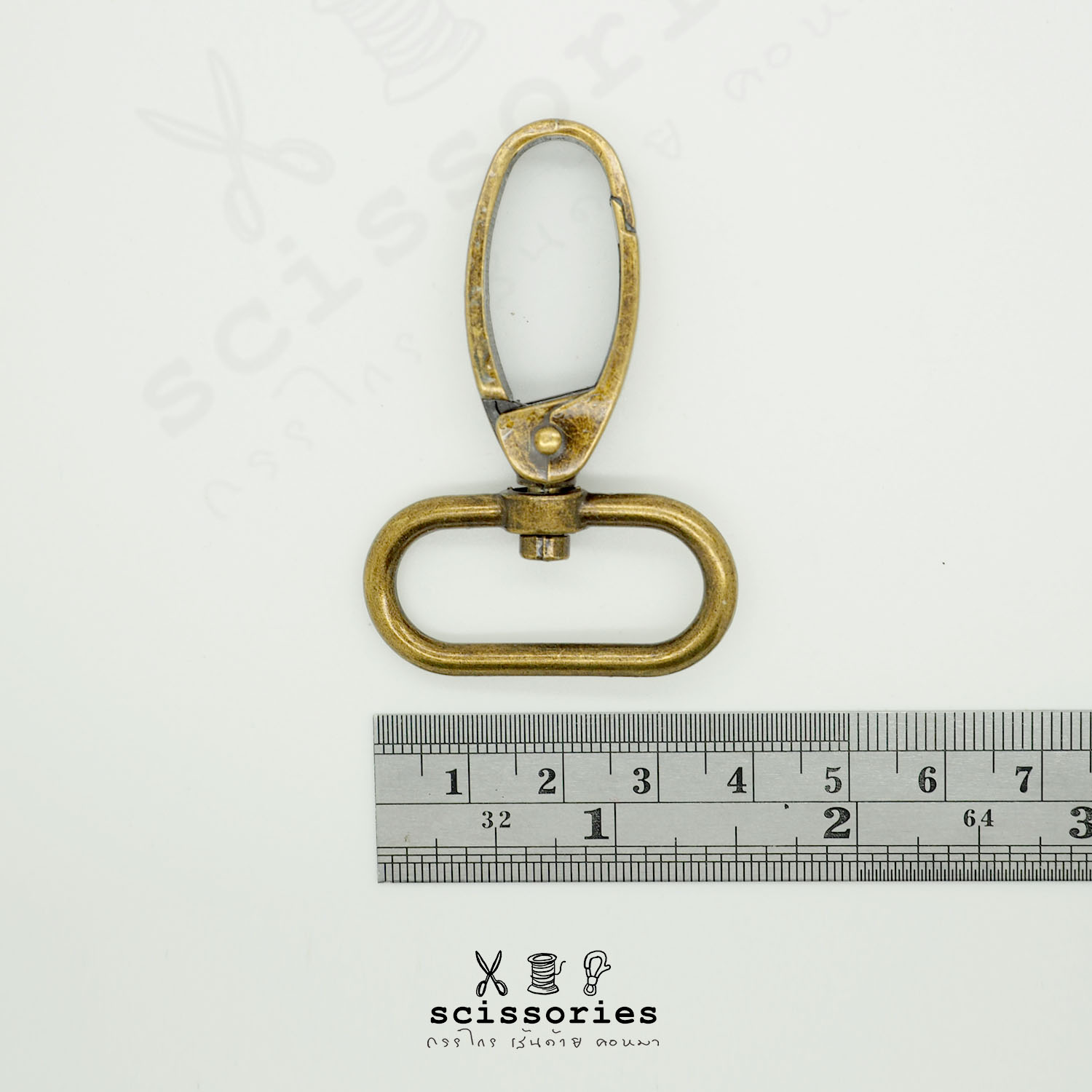 คอหมา 1.2 in สีเหลืองดำ/2 ตัว