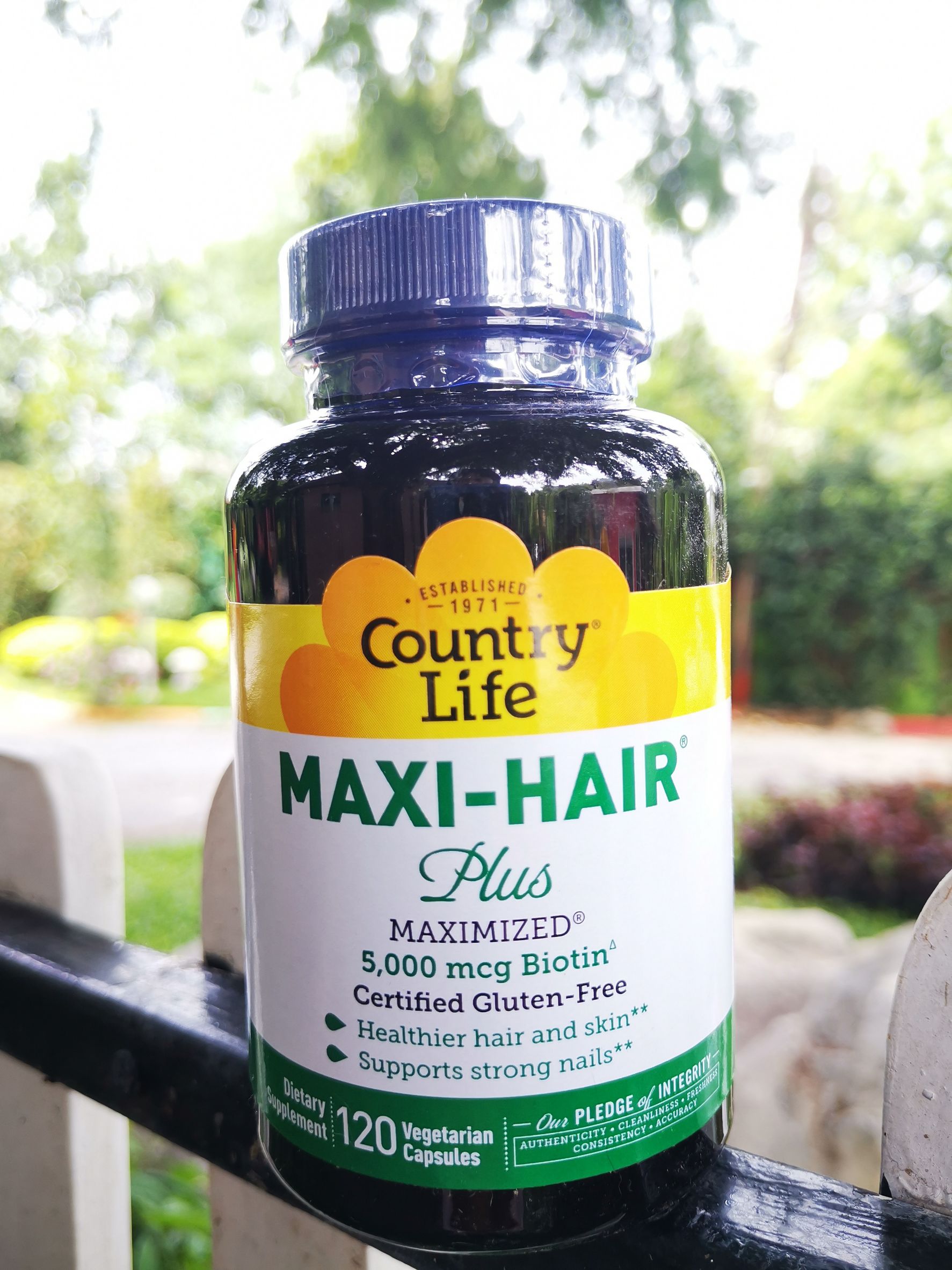 Country Life Maxi-Hair, 120 tablets รักษาผมบาง ผมร่วง