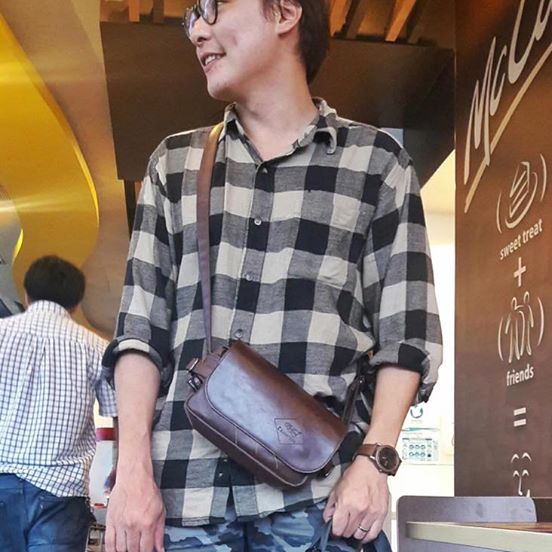 กระเป๋าสะพายข้าง หนัง PU T21