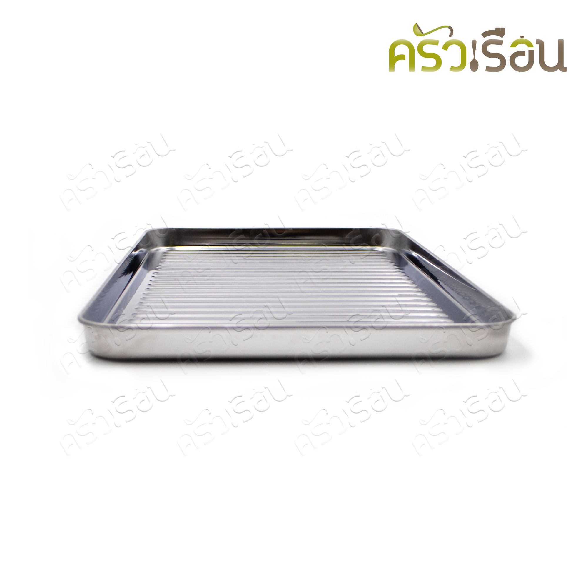 PERFECT ถาดรองน้ำมันปิ้งย่าง ถาดตื้น ขนาด 38x25x2 ซม. QF-K545