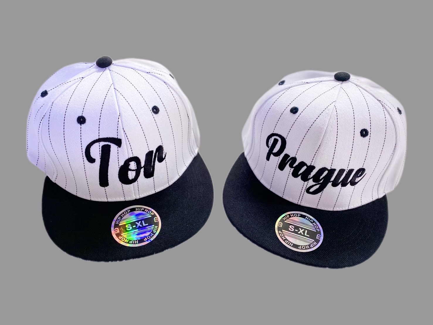 หมวกฮิปฮอปเบสบอลปักชื่อ