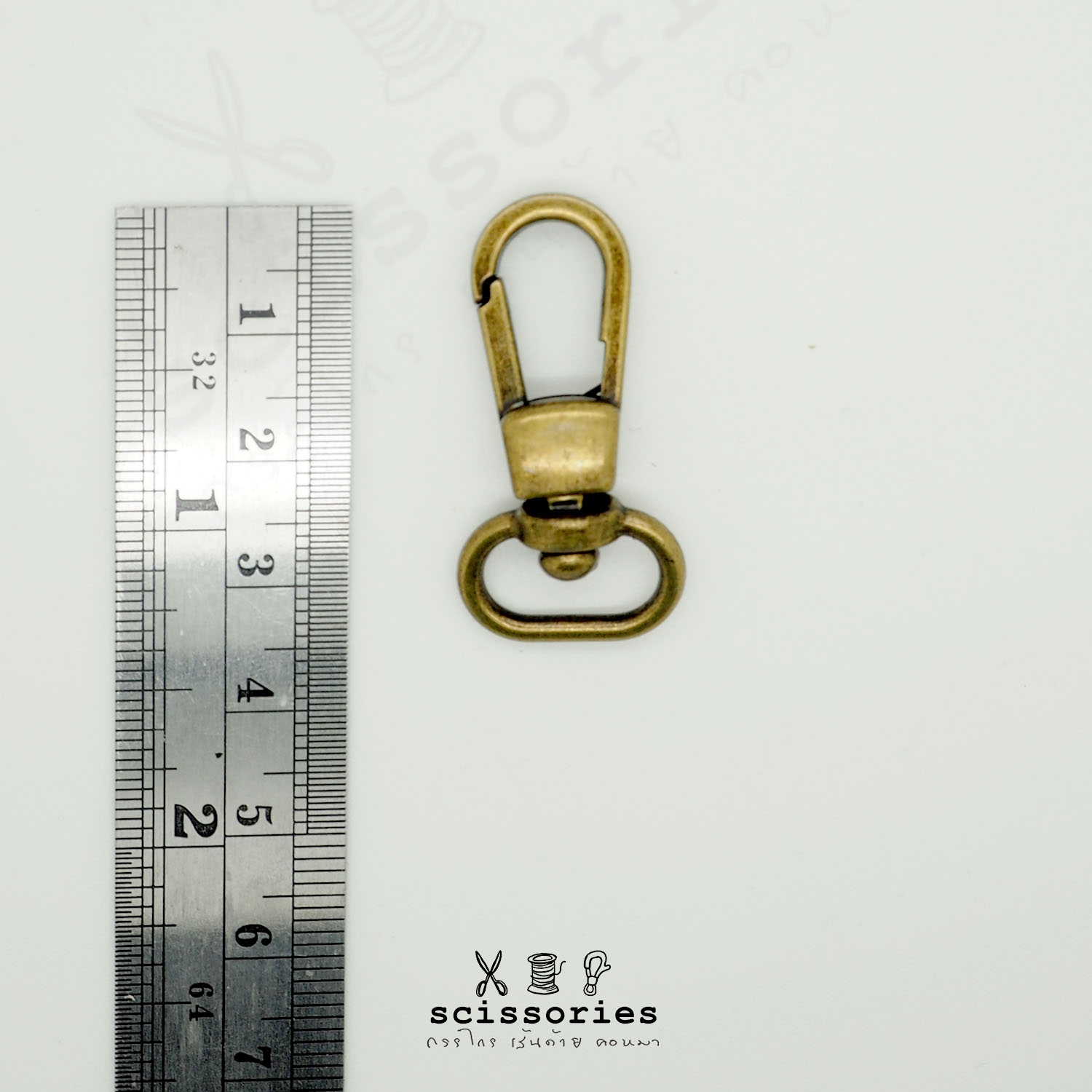 คอหมา 4หุน 1.4cm สีเหลืองดำ/2ตัว