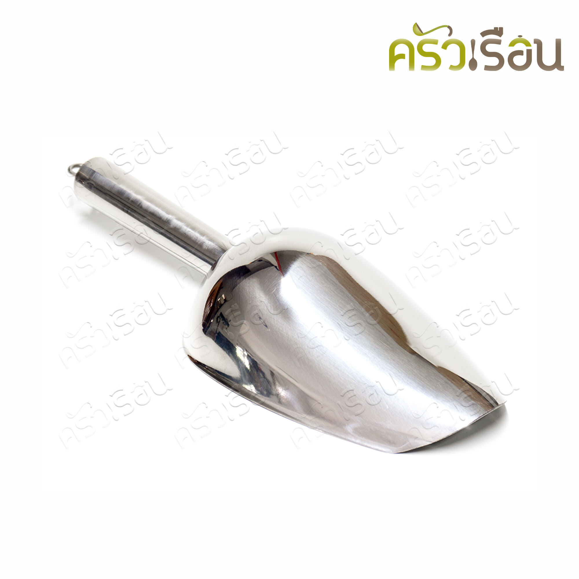 US ที่ตักน้ำแข็ง ที่ตักแป้ง สเตนเลส 5.5 นิ้ว [กว้าง 9 ซม. ยาว 23 ซม.] IS-055 ช้อนตัก