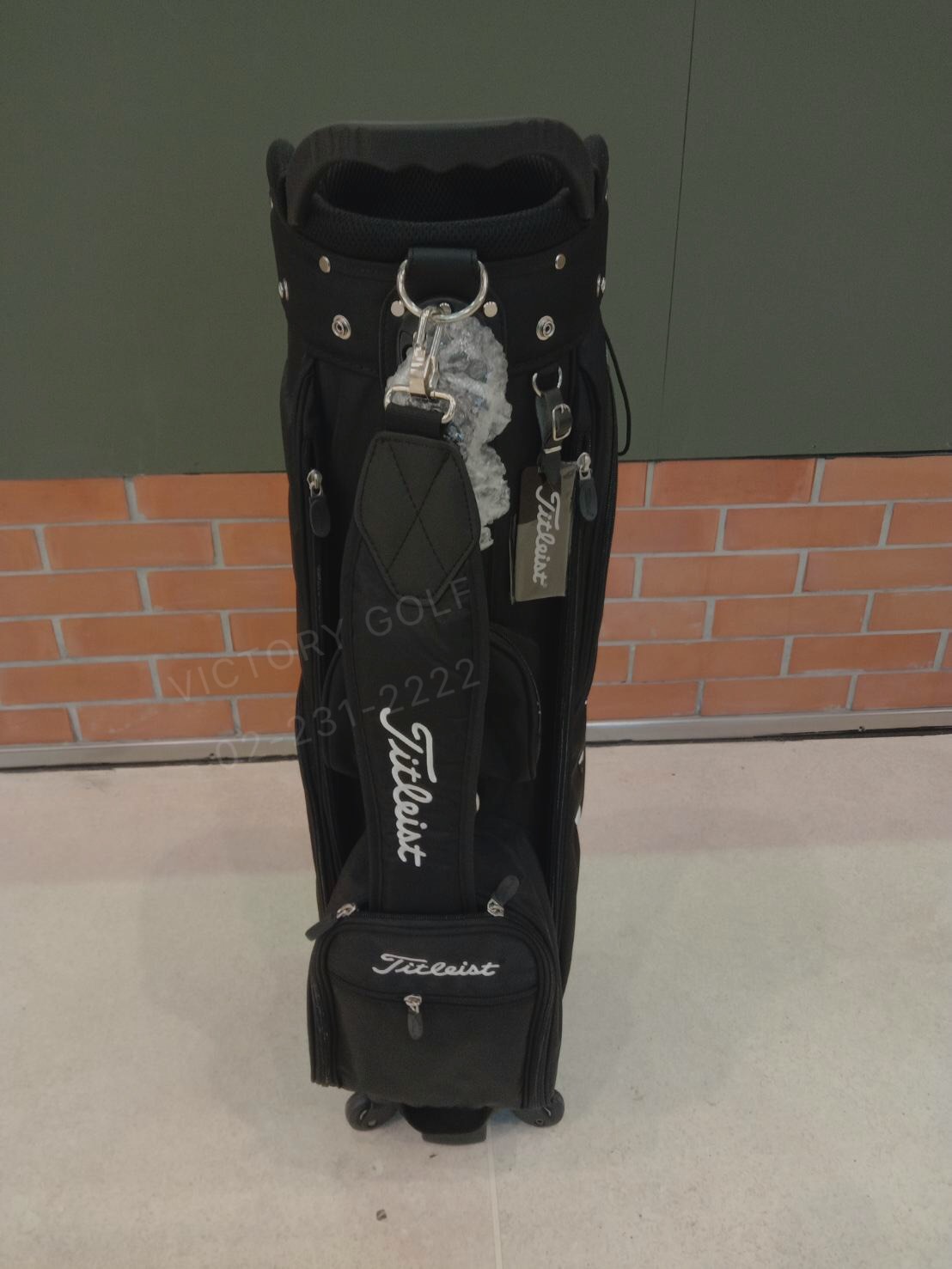 Golf Bag TITLEIST Black (มีล้อลาก)