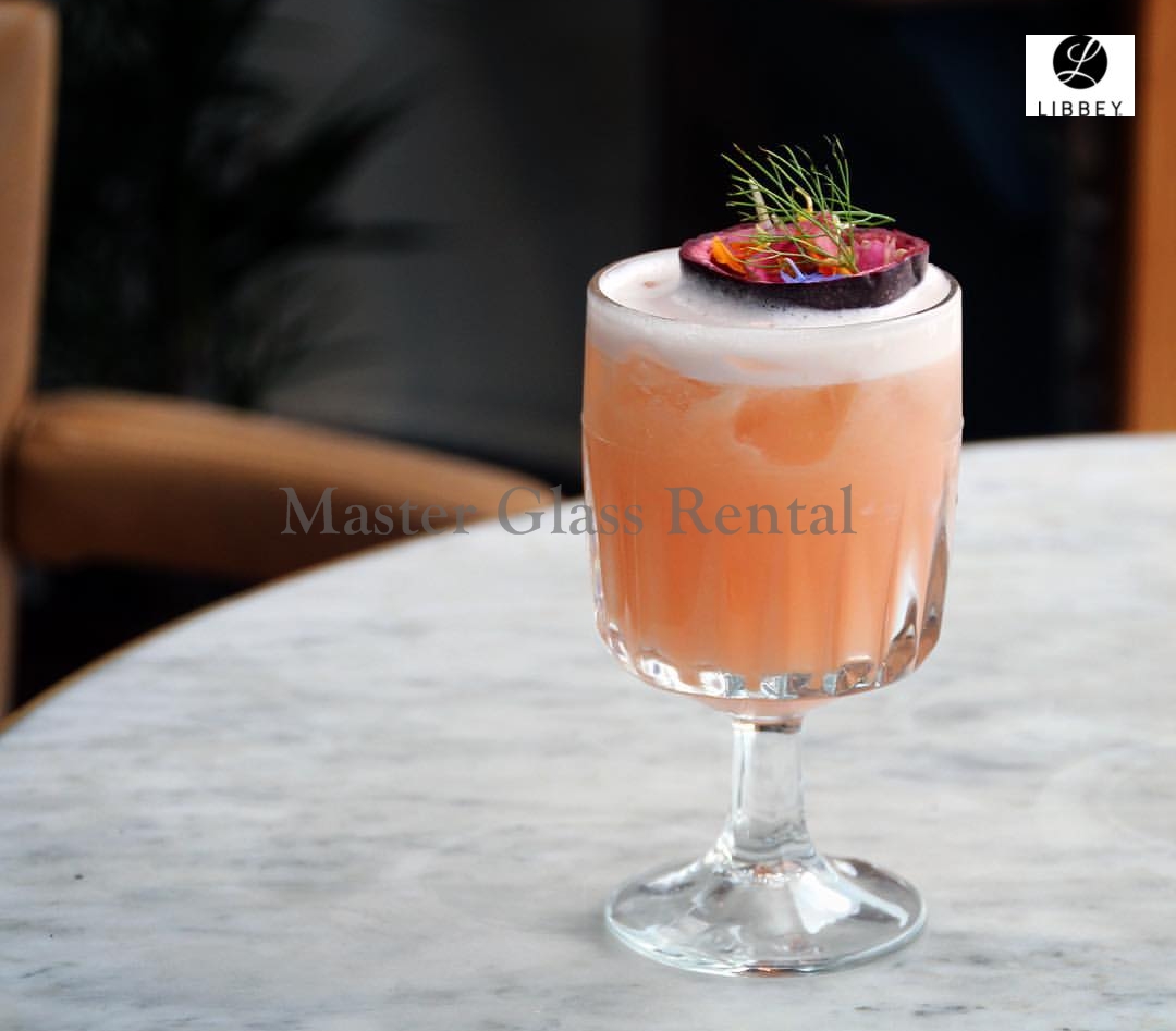 แก้วเช่า USA Libbey แก้วไวน์วินเทจ / Wine Glass 8.5 oz.