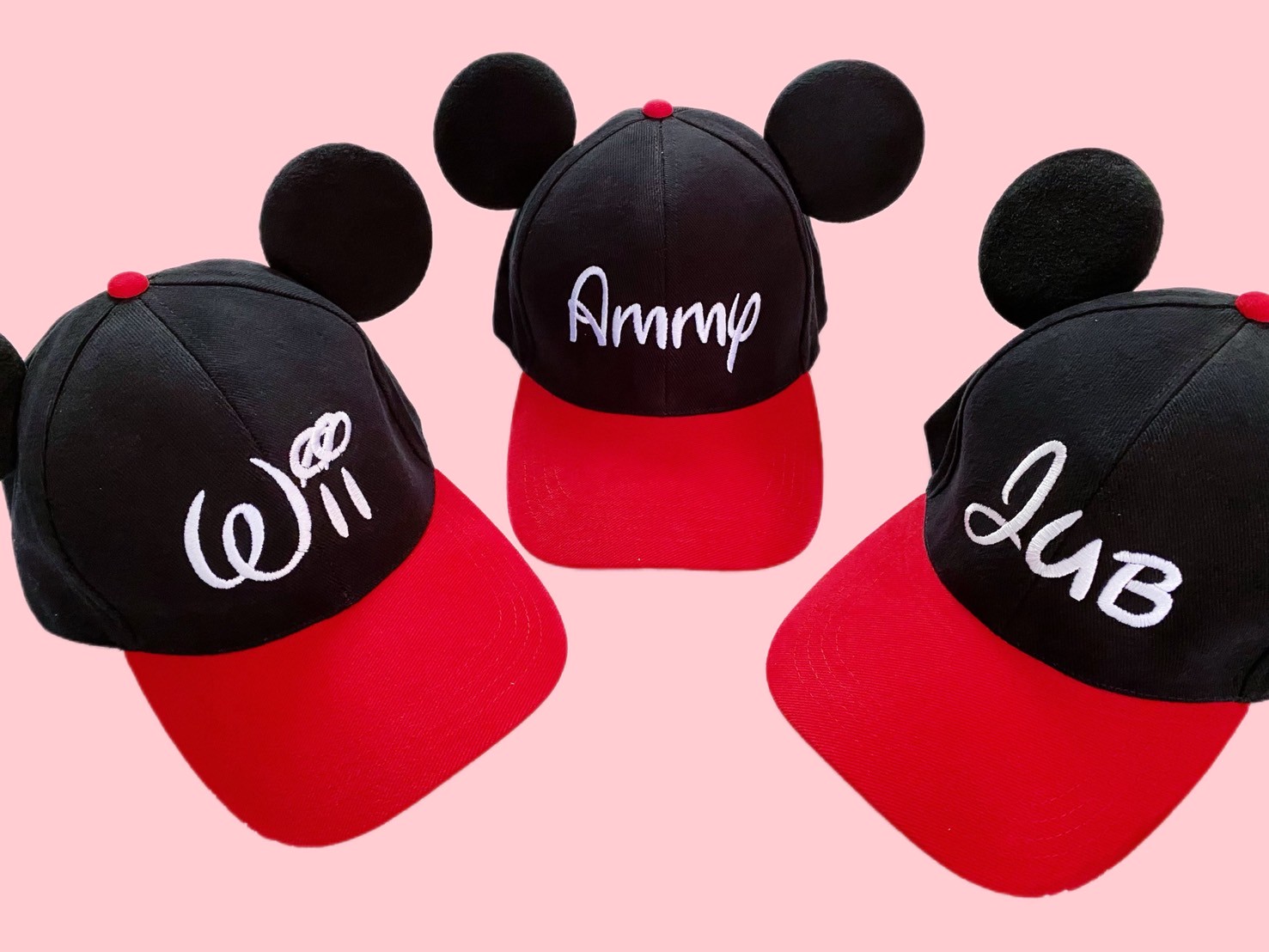 หมวกแก๊ปมิกกี้เมาส์ปักชื่อ หมวกMickeymouse