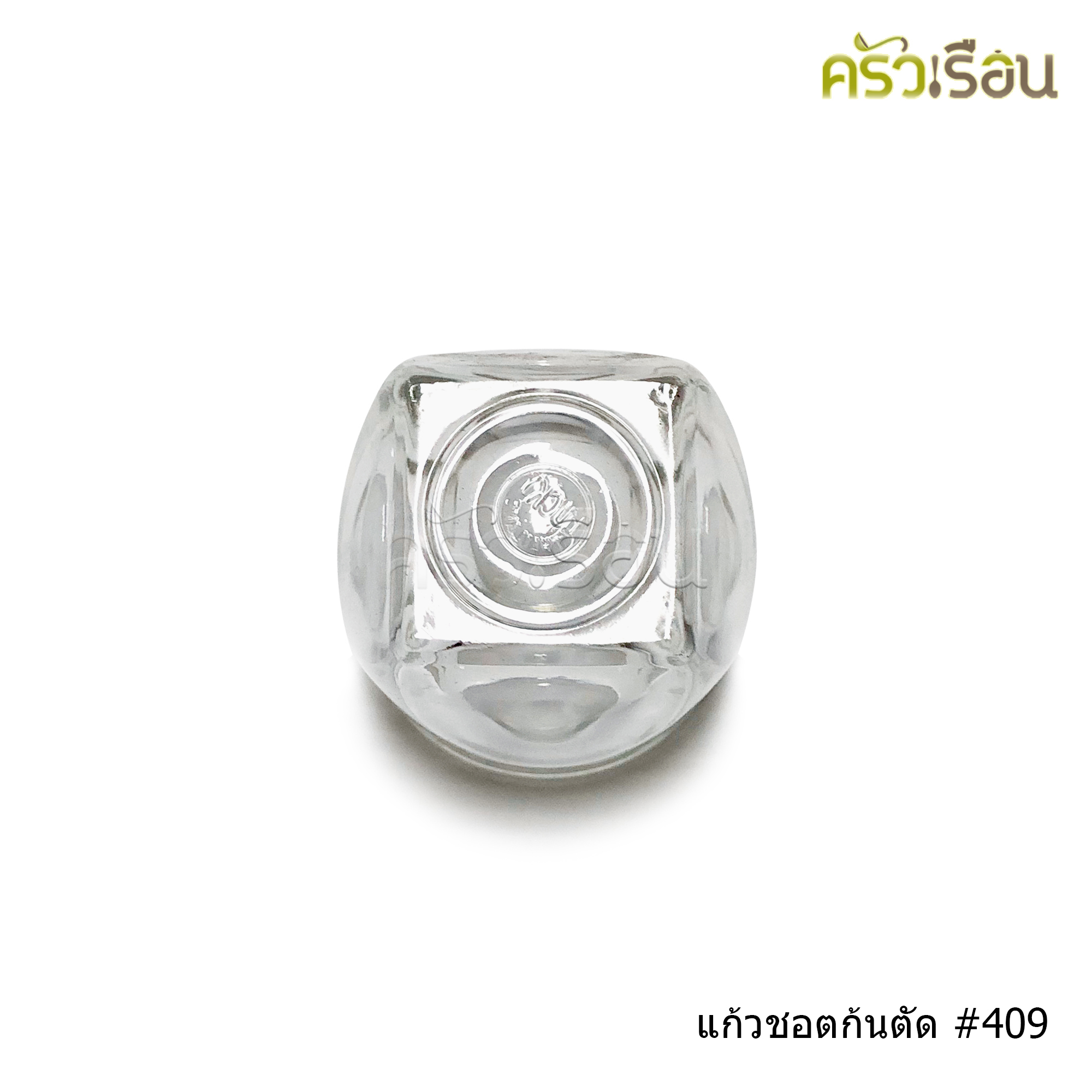 LUCKY GLASS แก้วชอต ก้นตัด 1.5 oz. (45 ml.) Groove Shot Glass LG-440902 (409) TD 4.8 x BD 2.8 x H 5.5 cm.