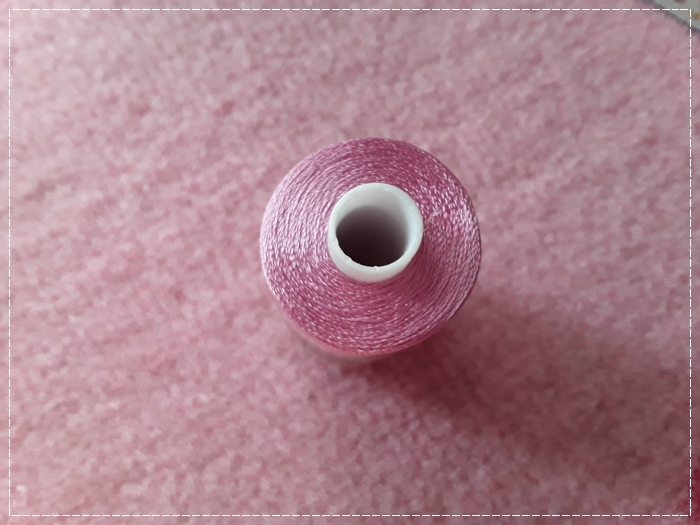 ไหมปักจักรสีชมพู เบอร์ 9136