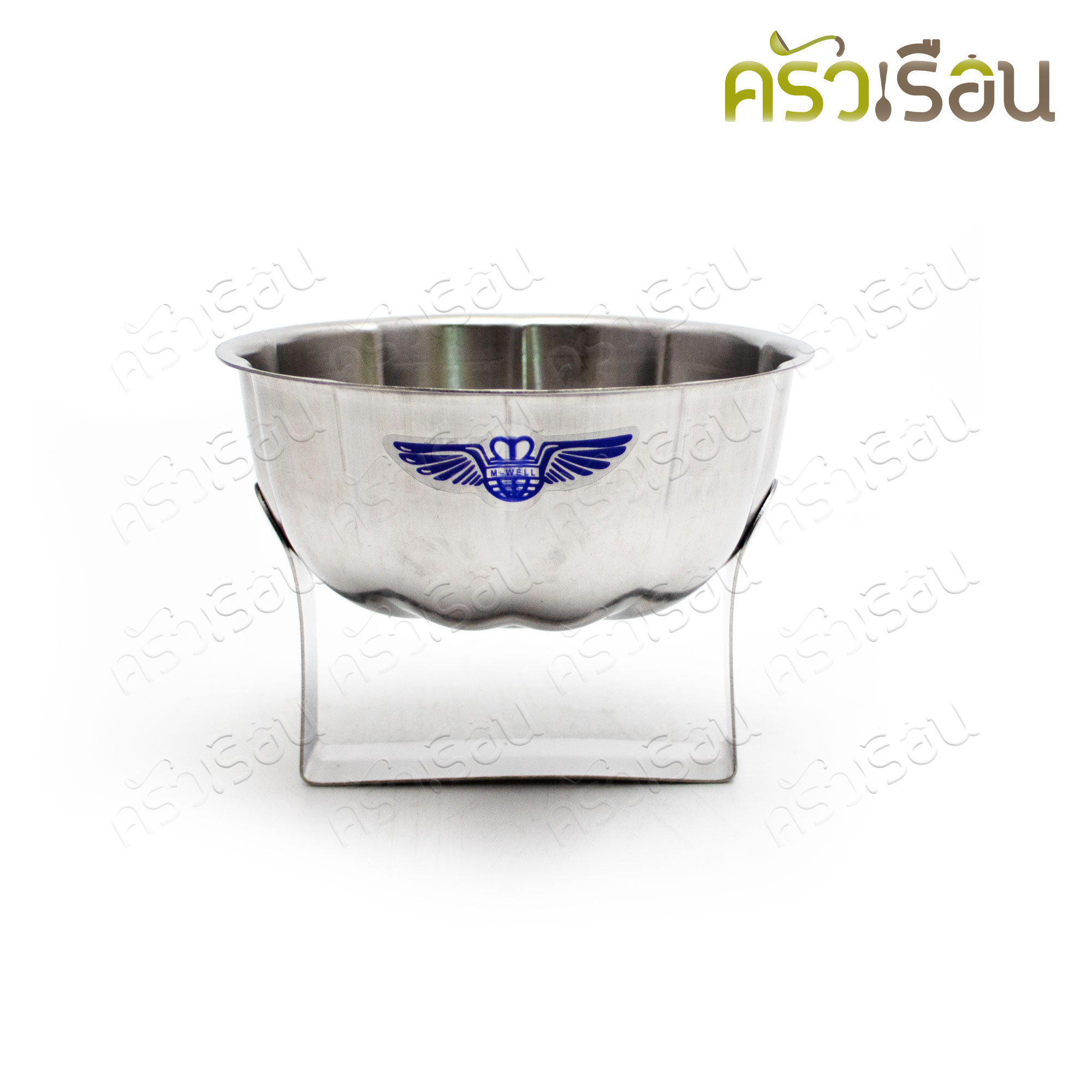 M-WELL พิมพ์กดข้าว สเตนเลส รูปดอกไม้ ขนาด 10.5 ซม. KC997