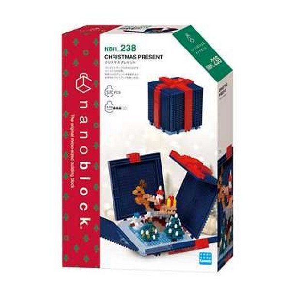 Kawada nanoblock NBC_238 Christmas Present 4972825226414 (นาโนบล็อค)