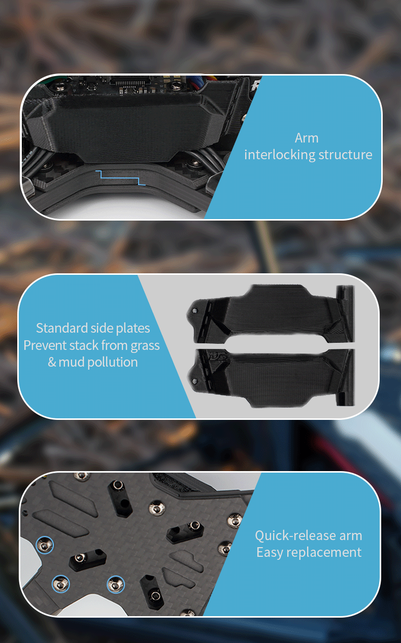 [D5-1] DeepSpace SEEKER5 5inch freestyle FPV Drone DJI O4 PRO with GPS 6S อุปกรณ์โดรน Drone