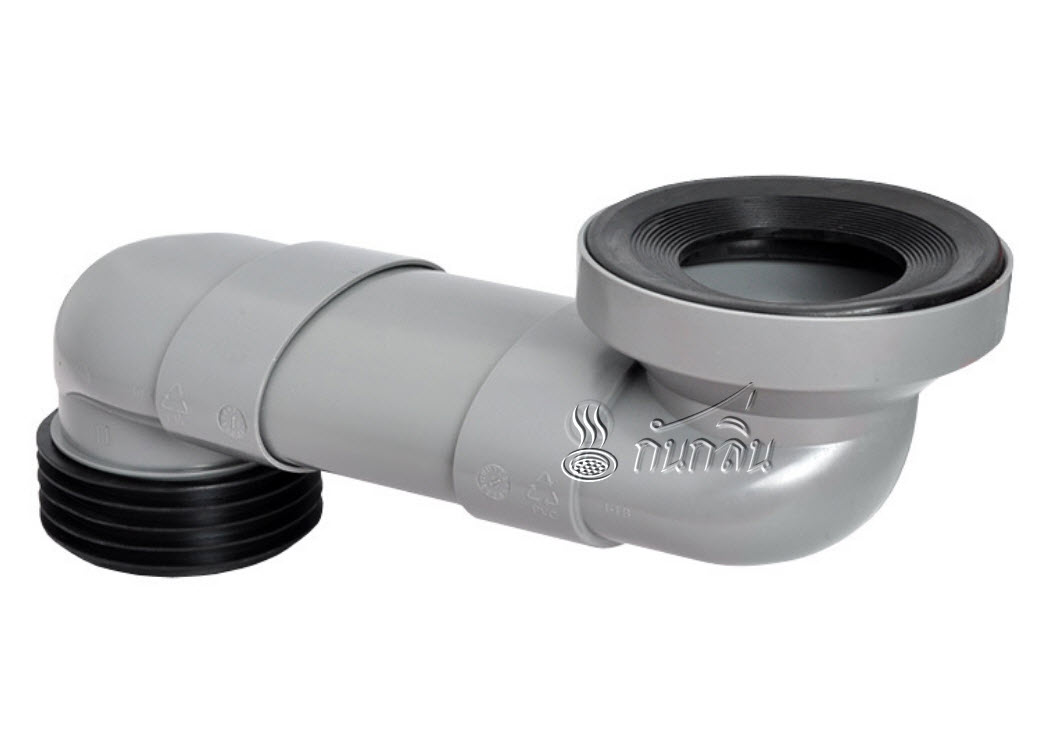 ท่อชักโครกเยื้องศูนย์ 15 - 30ซม. (Toilet shifter, 15-30cm offset)