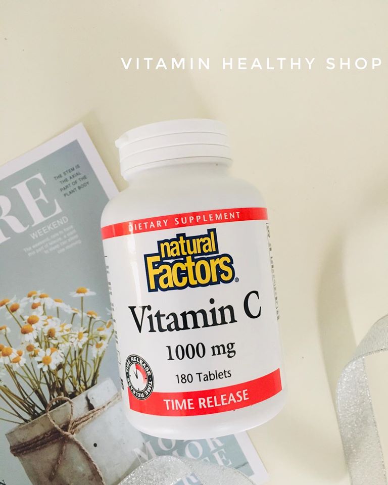 Natural Factors, Vitamin C, Time Release ,180 Tablets