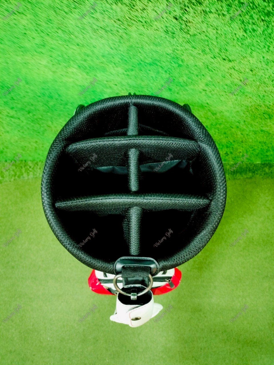 Golf Bag Scotty Cameron Tour ( PU Material ) 9.5” White-Red Color