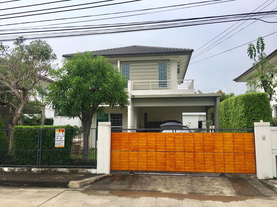 ขายบ้านเดี่ยว2ชั้น มบ.พฤกษ์ลดา ถนน 345 ปากเกร็ด นนทบุรี 59.3 ตรว. รหัส H61