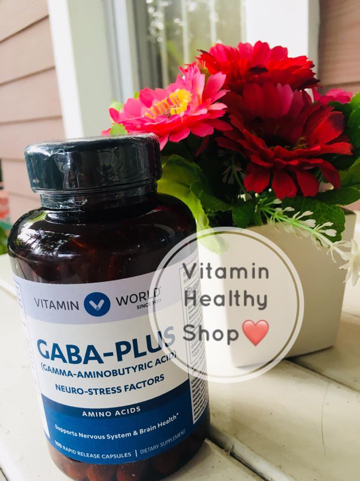 Vitamin world gaba plus บำรุงสมอง บำรุงประสาท ช่วยฟื้นฟูความจำดีมาก