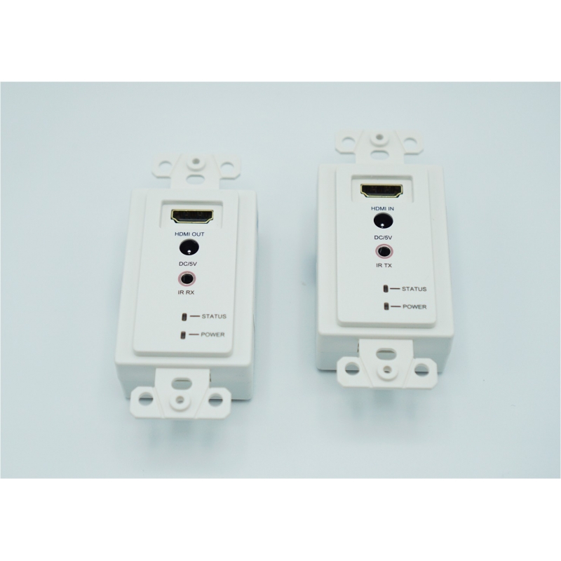 HDMI WALL PLATE EXTENDER 60M VIA SINGLE CAT5E/6 CABLE