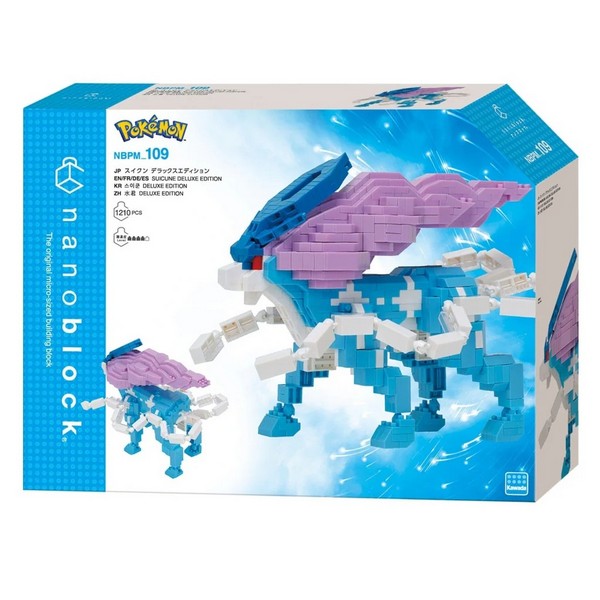 Kawada nanoblock Pokemon NBPM_109 Suicune Deluxe Edition 4972825234242 (นาโนบล็อค)