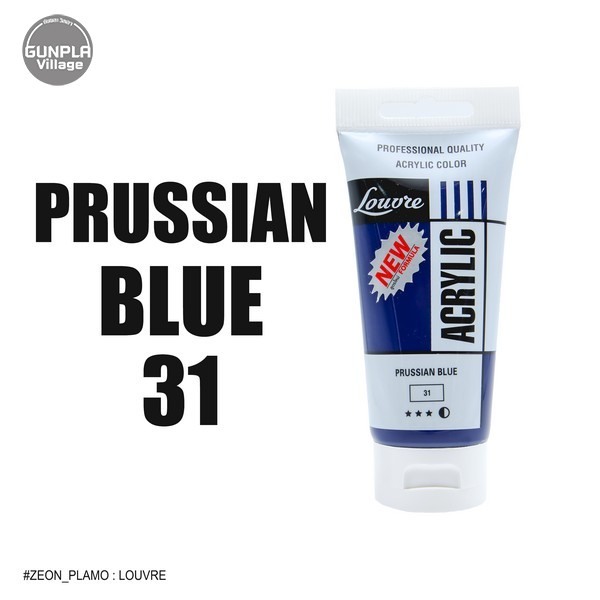 Louvre Acrylic 031 Prussian Blue 80 ml LOUVRE 8851596080318