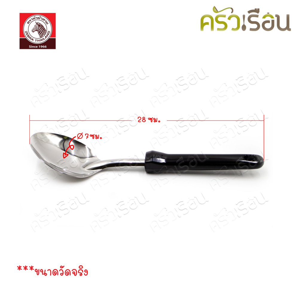 ZEBRA ชุดเครื่องครัว 6 ชิ้น ตราหัวม้าลาย 185443 หม้อหุงต้ม + ชั้นนึ่ง 22 ซม., หม้อด้าม 16 ซม. + ทัพพี 1 อัน