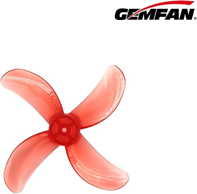 1.5-G1 Gemfan 40mm 1609 4-Blade PC Propeller 1mm 1.5mm 1ชุดมี 8ใบ for RC FPV Freestyle Tinywhoop อุปกรณ์โดรน Drone