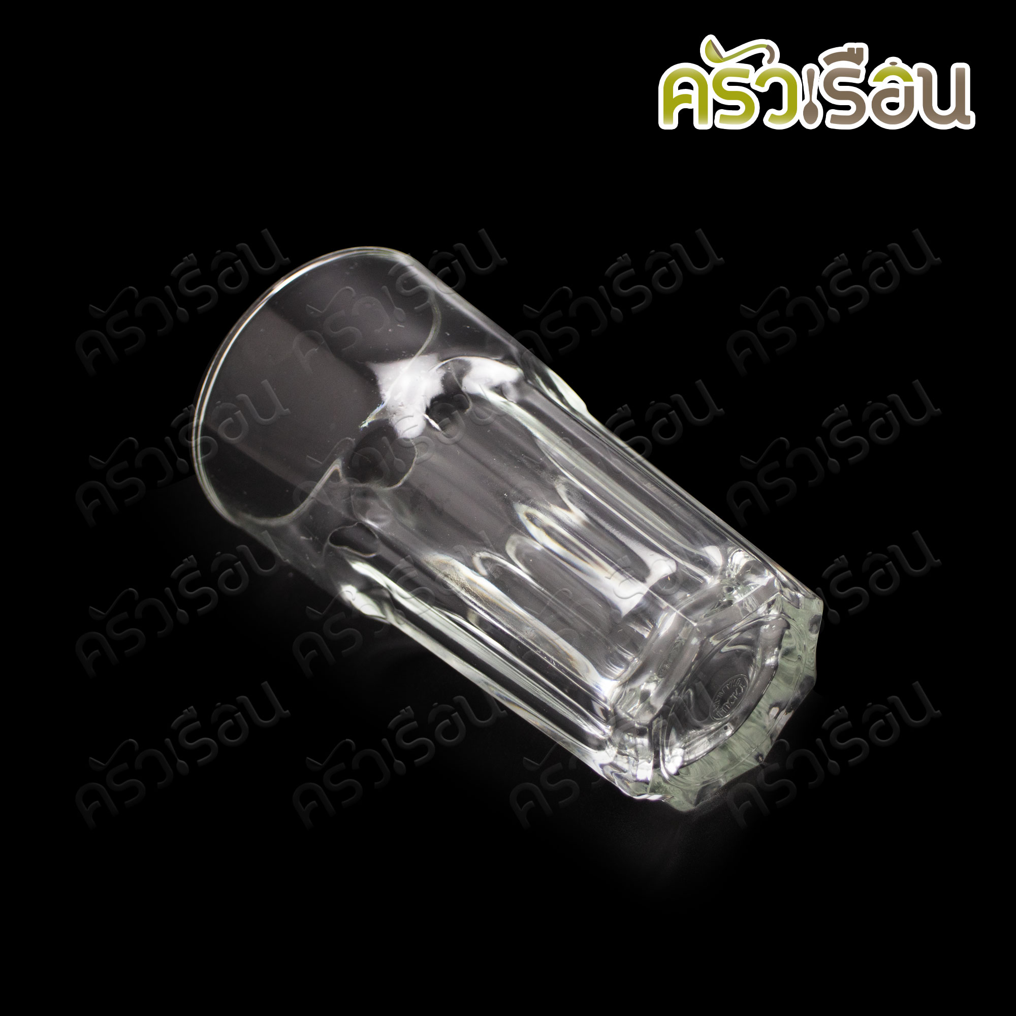 LUCKY GLASS แก้วน้ำ แฟชั่น 6.5 ออนซ์ (200 ml.) Euro Tumbler LG-101407 (10004) TD 6.6 x BD 5.0 x H 11.3 cm.