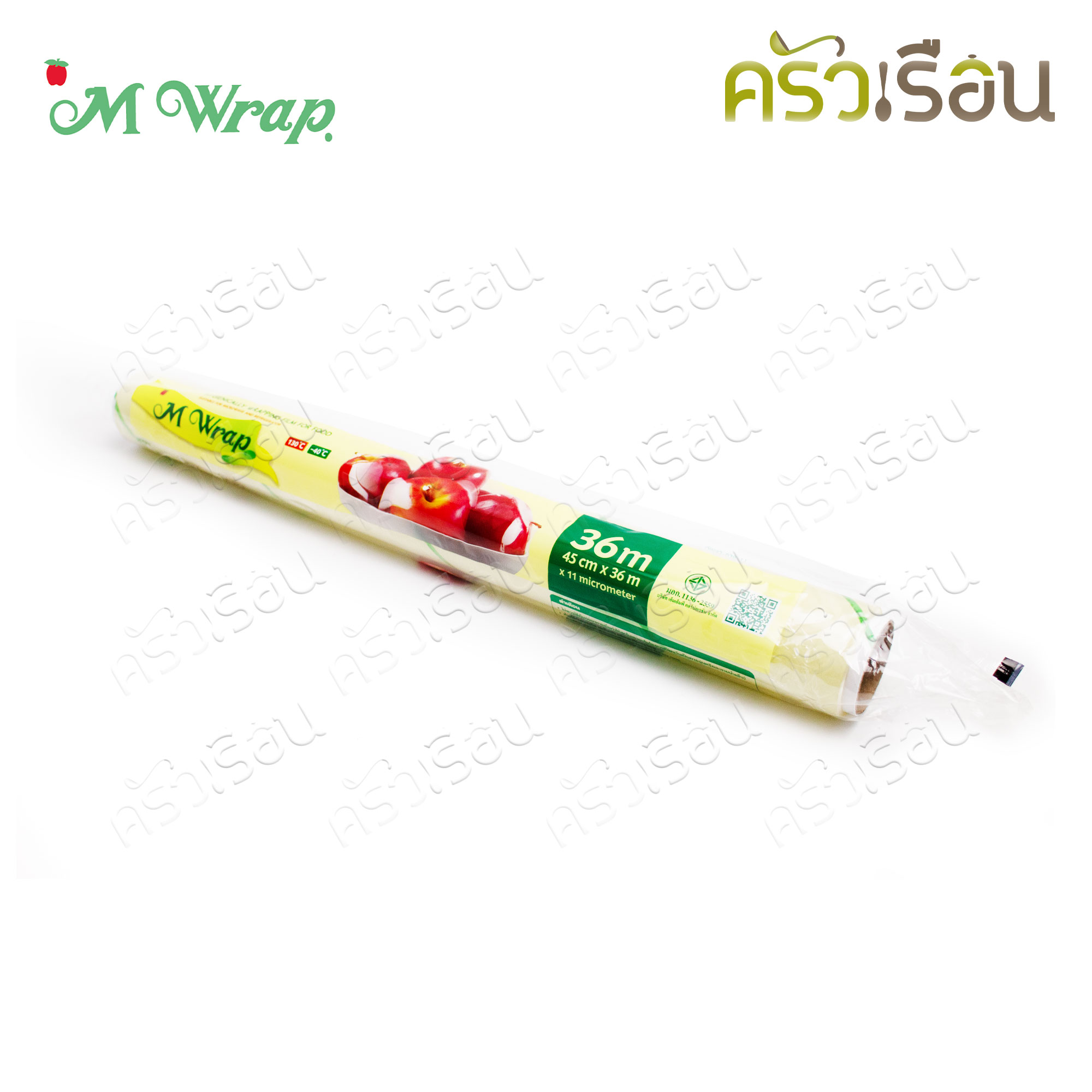 M Wrap stretch film, food preservation film, width 45 cm. x length 36 m., thickness 11 microns