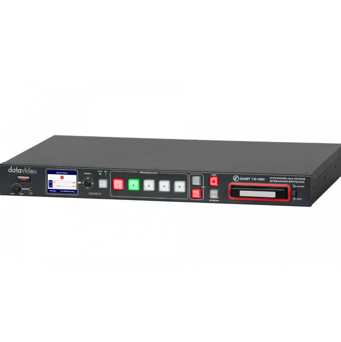 5-CHANNEL ALL-IN-ONE VIDEO PRODUCTION STREAMING SWITCHER