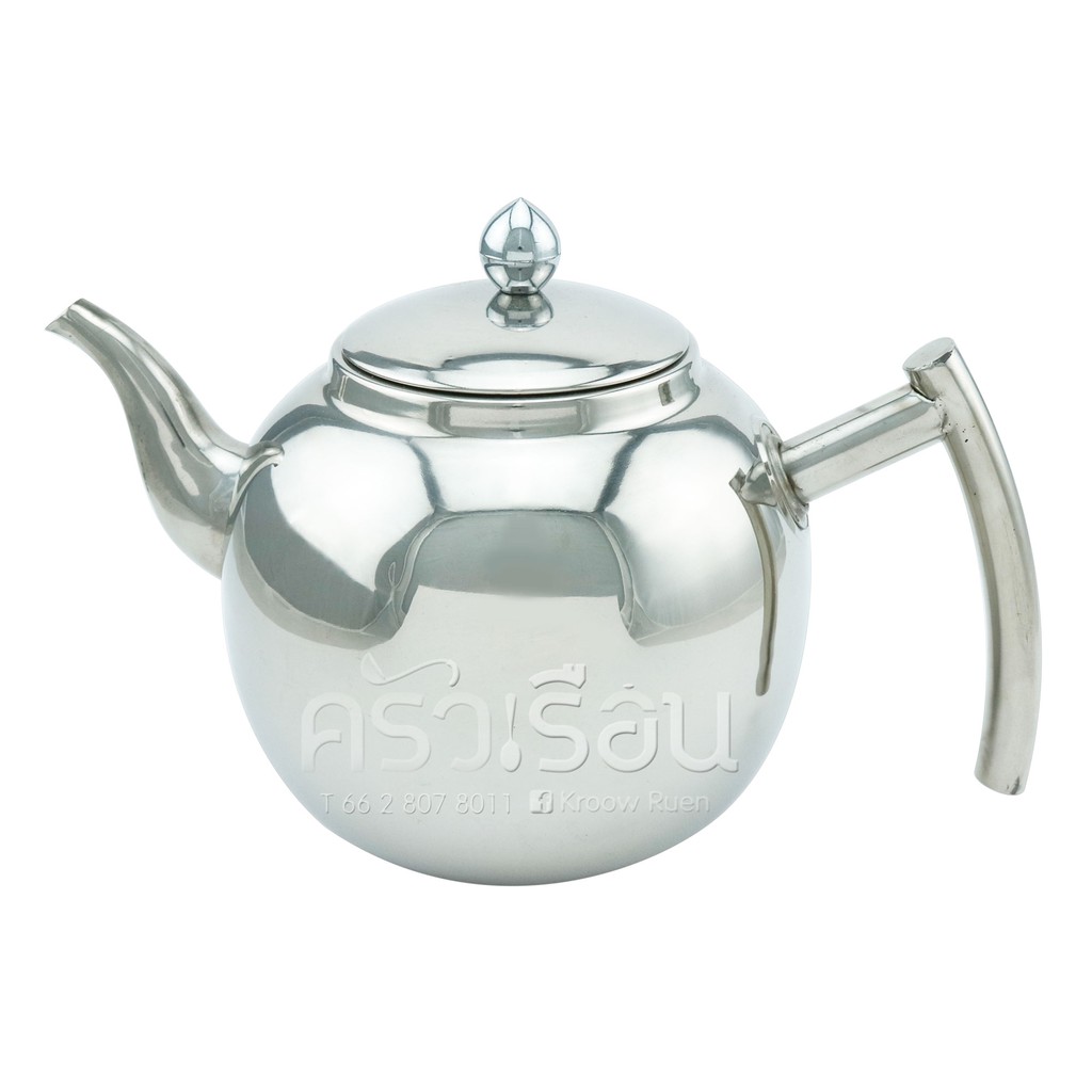 Double apples กาน้ำชาสเตนเลสทรงกลม+ที่กรอง 1050 มล. SXK602