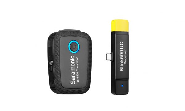 Saramonic Blink500 B5 ไมโครโฟนไร้สาย คลื่น2.4GHz สำหรับอุปกรณ์ที่รองรับType-C (1 ตัวรับ 1 ตัวส่ง)