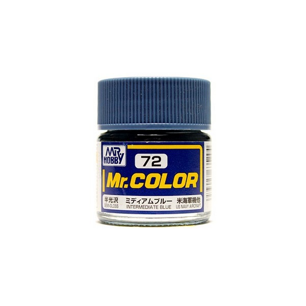 Mr.Color C72 Intermediate Blue Semi-Gloss (10ml) 4973028635294 Mr. Hobby