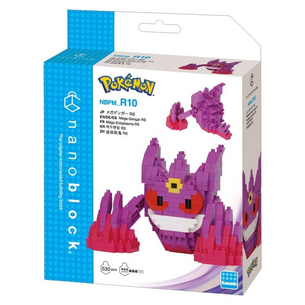 Kawada nanoblock Pokemon NBPM_R10 Mega Gengar RS 4972825234211 (นาโนบล็อค)
