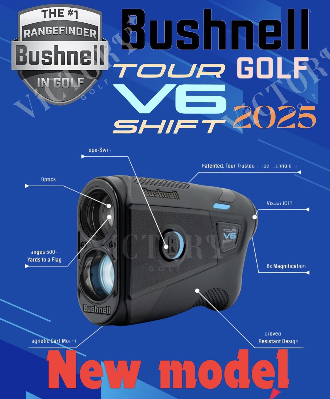 กล้อง Bushnell Tour V6 Shift 2025 ( 1 Year Warranty )
