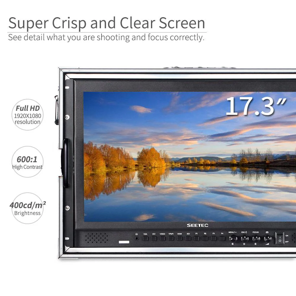 SEETEC P173-9HSD-CO: จอภาพ Broadcast Director Monitor ขนาด 17.3 นิ้ว Full HD IPS ในเคสพกพา