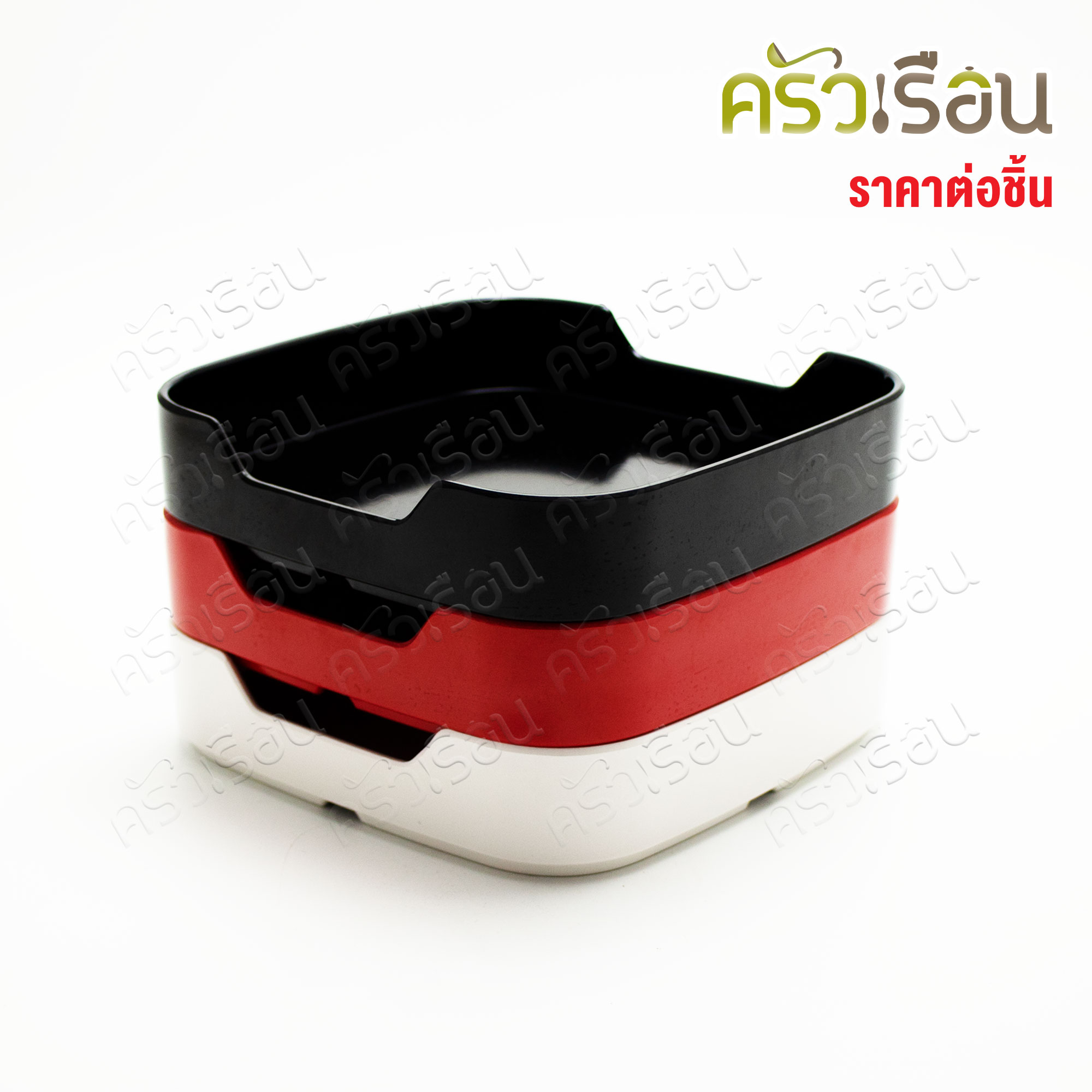SB [ราคาต่อใบ] กะบะสุกี้ เมลามีน 5.5 นิ้ว 13.5 x 14 x 3 ซม. No.M980-5.5 คอนโดสุกี้ ถาดสุกี้