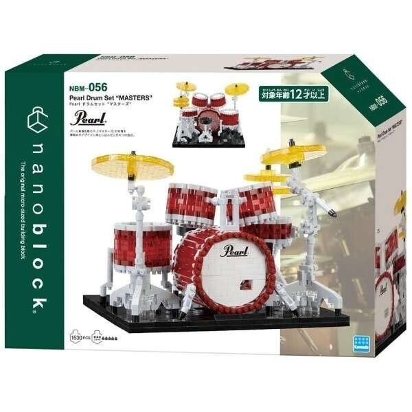 Kawada nanoblock NBM-056 Pearl Drum Set Masters 4972825228906 (นาโนบล็อค)