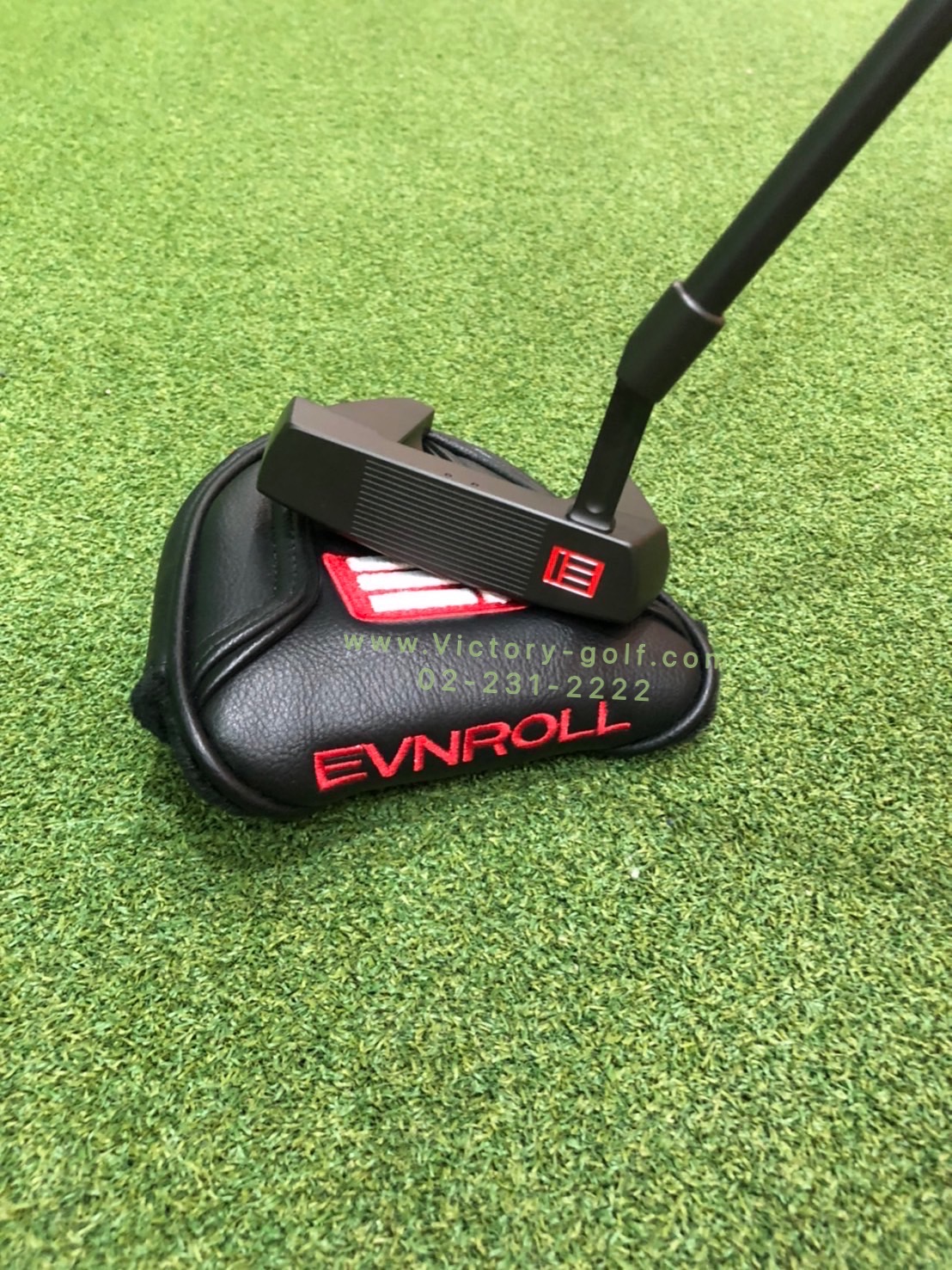 Putter EVNROLL ER5V Black 34” (Short Plumber Neck)