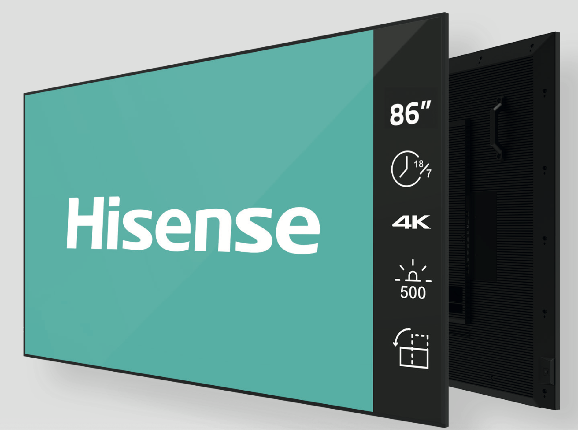 Hisense 86GM50D: จอแสดงผล Digital Signage ขนาด 86 นิ้ว 4K UHD สำหรับการใช้งาน 18/7
