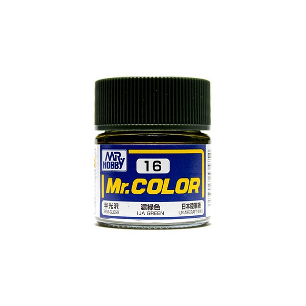 Mr.Color C16 IJN Green Semi-Gloss (10ml) 4973028535754 Mr. Hobby