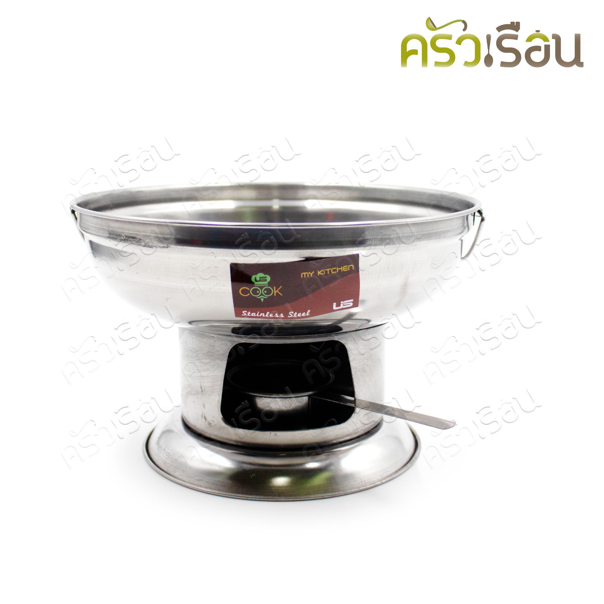 US หม้อไฟ หม้อจิ้มจุ่ม สเตนเลส 22 ซม. SPOT-015