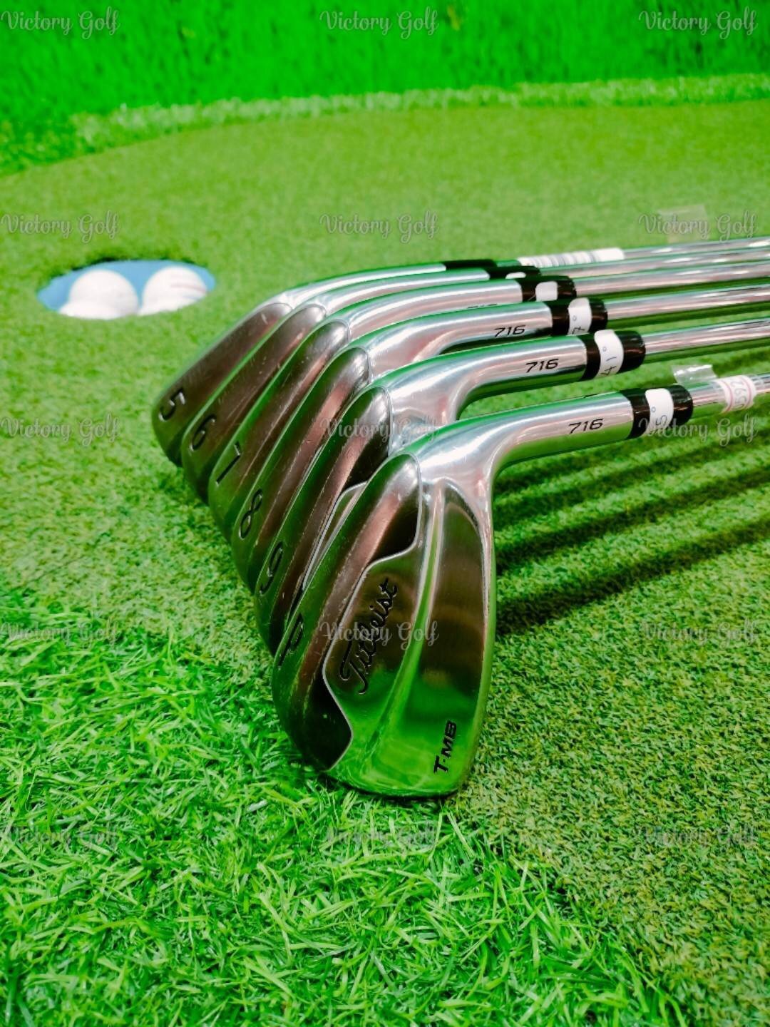 Iron Set Titleist T-MB 716 5-9,Pw ( DynamicGold/ S200/ TQ: 2.5 ) 127g. ปี 2015