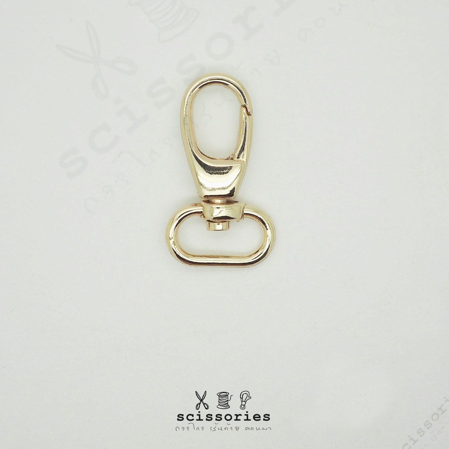 คอหมา 1.3cm 5 หุน สีทอง/2 ตัว