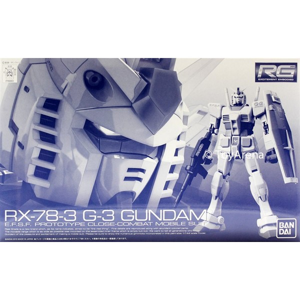 Bandai RG RX-78-3 G-3 Gundam 4573102635020 (Plastic Model)